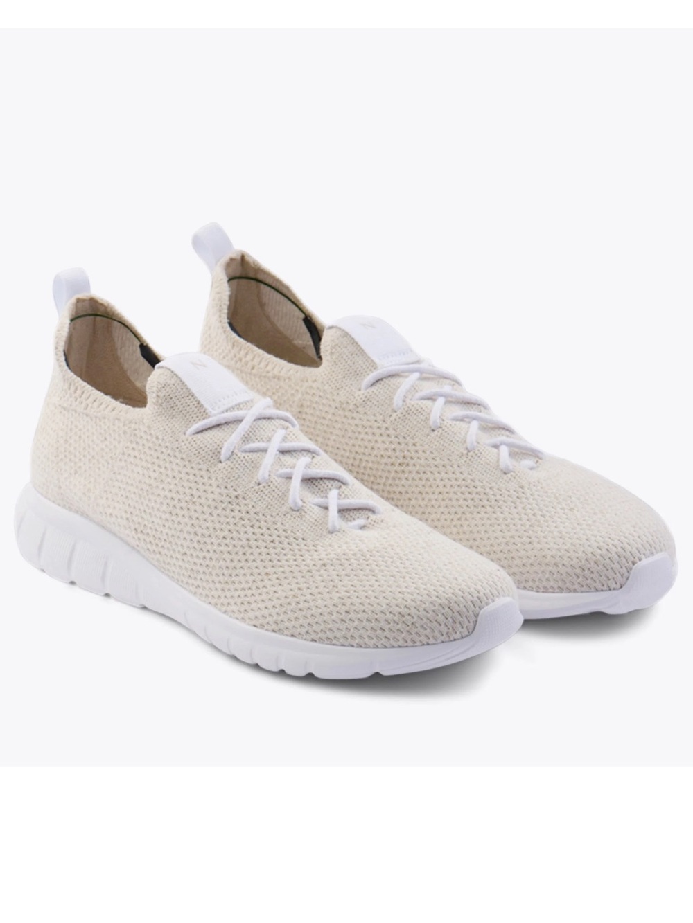 Nisolo Men's Athleisure Eco-Knit Sneaker Linen Size 10 10.5 US NWT New Workout